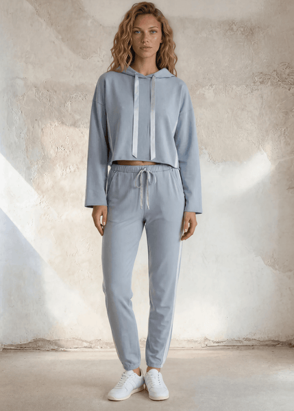Bianca Cropped Hoodie Made in USA - Image 2