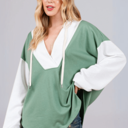 Color Block Hoodie - CLEARANCE FINAL SALE