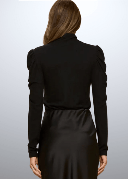 Gwendolyn Puff Sleeve Turtleneck - Image 2