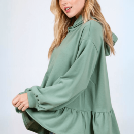 French Terry Baby Doll Tunic - CLEARANCE FINAL SALE