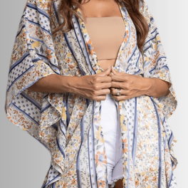 Chelsea Boho Colorful Sheer Kimono Cardigan