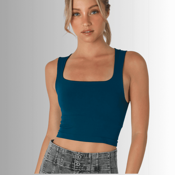 Codastone Clean Line Square Neck Bra Top Made in USA