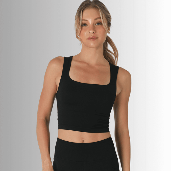Codastone Clean Line Square Neck Bra Top Made in USA - Image 2