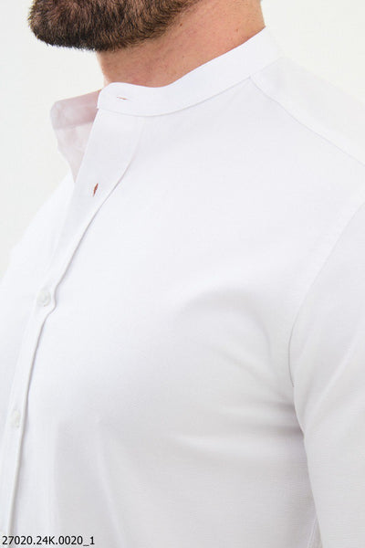 Chambery Button-Up Shirt — Ecru - Image 2