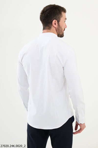 Chambery Button-Up Shirt — Ecru - Image 3