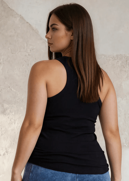 Tummy Tucker Tank Top (Black) - Image 5