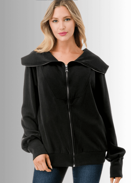 Nylah Dreamy Soft Big Collar Jacket - CLEARANCE FINAL SALE - Image 3