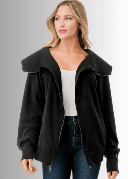 Nylah Dreamy Soft Big Collar Jacket - CLEARANCE FINAL SALE - Image 4