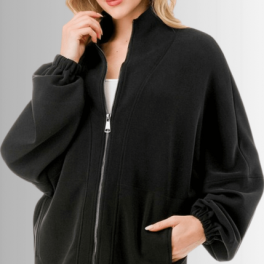 Dream Zip Up Jacket with Scuba Soft Fabric - CLEARANCE FINAL SALE
