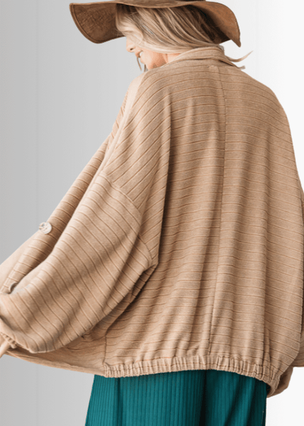 Morgan Casual Ribbed Contrast Jacket - CLEARANCE FINAL SALE - Image 5