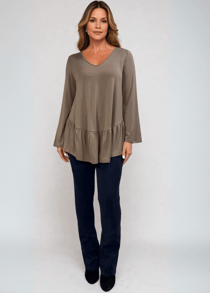 Ally Grab and Go Tunic (Taupe) - Image 5