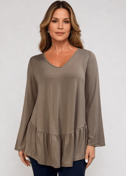 Ally Grab and Go Tunic (Taupe)