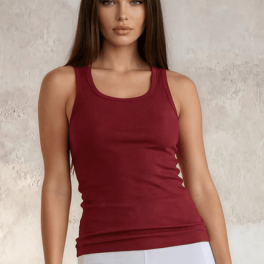Tummy Tucker Tank Top (Red)