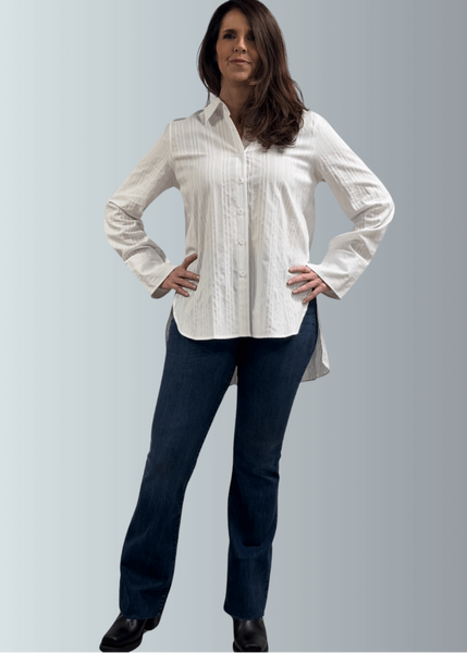 Marley Button Down Tunic Made in USA - Image 3