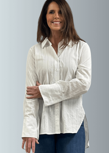 Marley Button Down Tunic Made in USA - Image 2