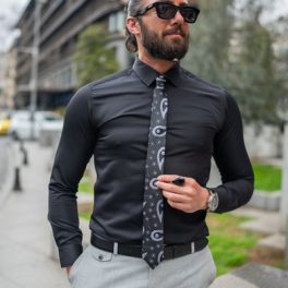 Shadow Silk Stretch Shirt