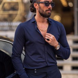 Sienna Navy Blue Shirt