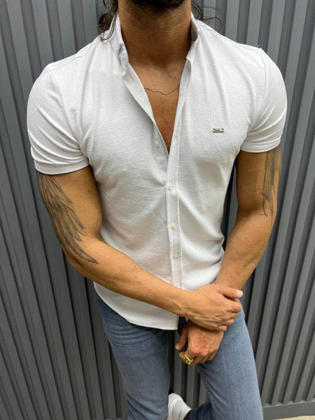 White Short Sleeve Shirt